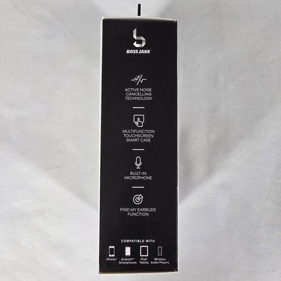 BASS JAXX SMART CASE TRUE WIRELESS EARBUDS – BLUETOOTH 5.3  ANC TOUCHSCREEN CASE - Picture 3 of 5